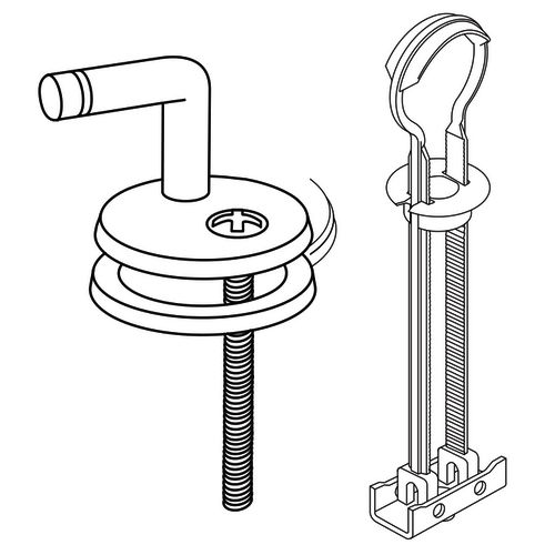 Villeroy & Boch Toilet Seat hinge for toilet seat - 98M10161