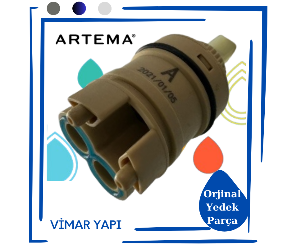 Vitra ARTEMA-Foot Cartridge Ø35 Point A25131YP