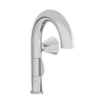 Vitra Liquid Right Hand Sink Mixer A42749 Liquid Basin Mixer Right Hand Chrome