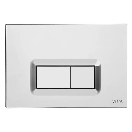 Vitra Loop R Flush Plate Mechanical Matt Chrome 740-0685