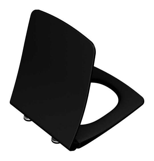 Vitra Metropole Slim Toilet Seat  Soft Close  Glossy Black 132-070-009