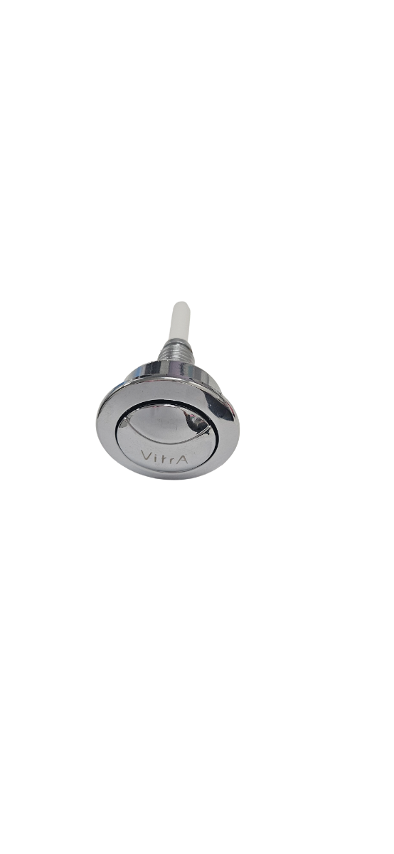 Vitra Chrome Dual Flush Push Button With logo