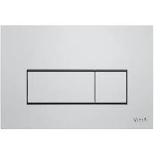 Vitra Root Square Flush Plate Chrome Flush Plate 740-2380
