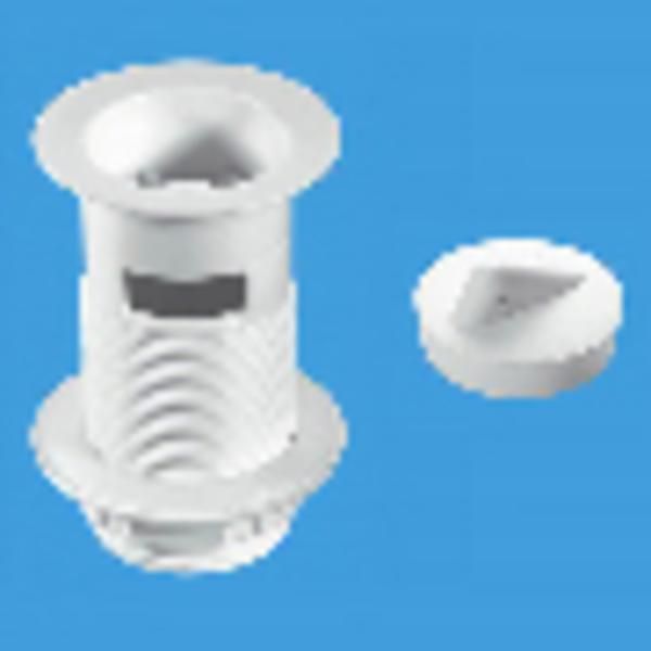 McAlpine W1A 1.1/4in Unslotted Basin Waste (180)