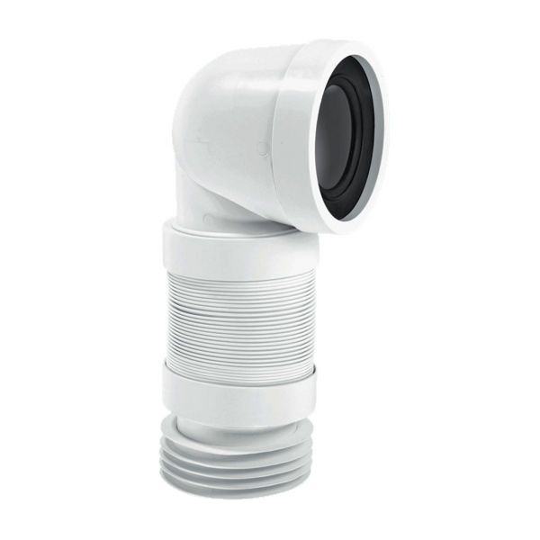McAlpine 90° Flexible WC Pan Connector WC-CON8F