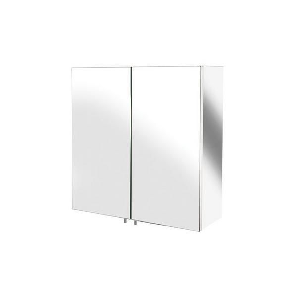 Croydex WC866105 Avon 2-Dr Cabinet S/S