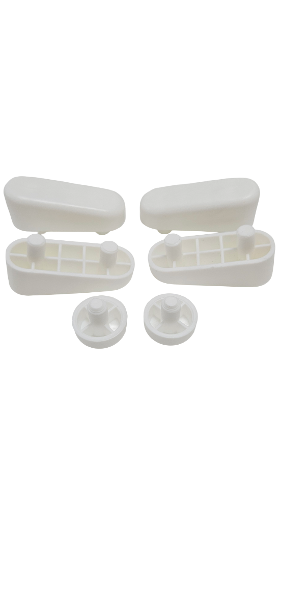 Toilet Seat Wedge Buffer Pads 4xLong 2xSmall