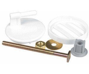 Wenko Toilet-seat Hinge attachment  Plastic and Chrome