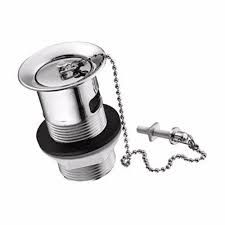 Twyford Chain waste fitting 11/4” slotted plastic plug WF4330CP