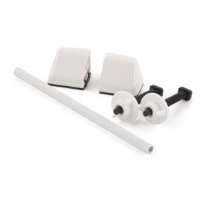 White plastic hinge for HDTS1, MDTS1, MDPP1, Neon, International, Flamenco, Melody VIP