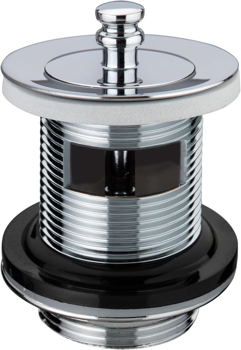 Wirquin 30120609 1.2 Brass Basin Waste Anti-Vandal Plug, Slotted
