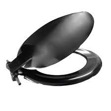 Wirquin Saxon Seat Black SSA11BL - Stylish and Comfortable Toilet Seat