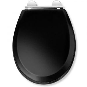 Croydex WL601121H Lene Flexi Fit Toilet Seat Black