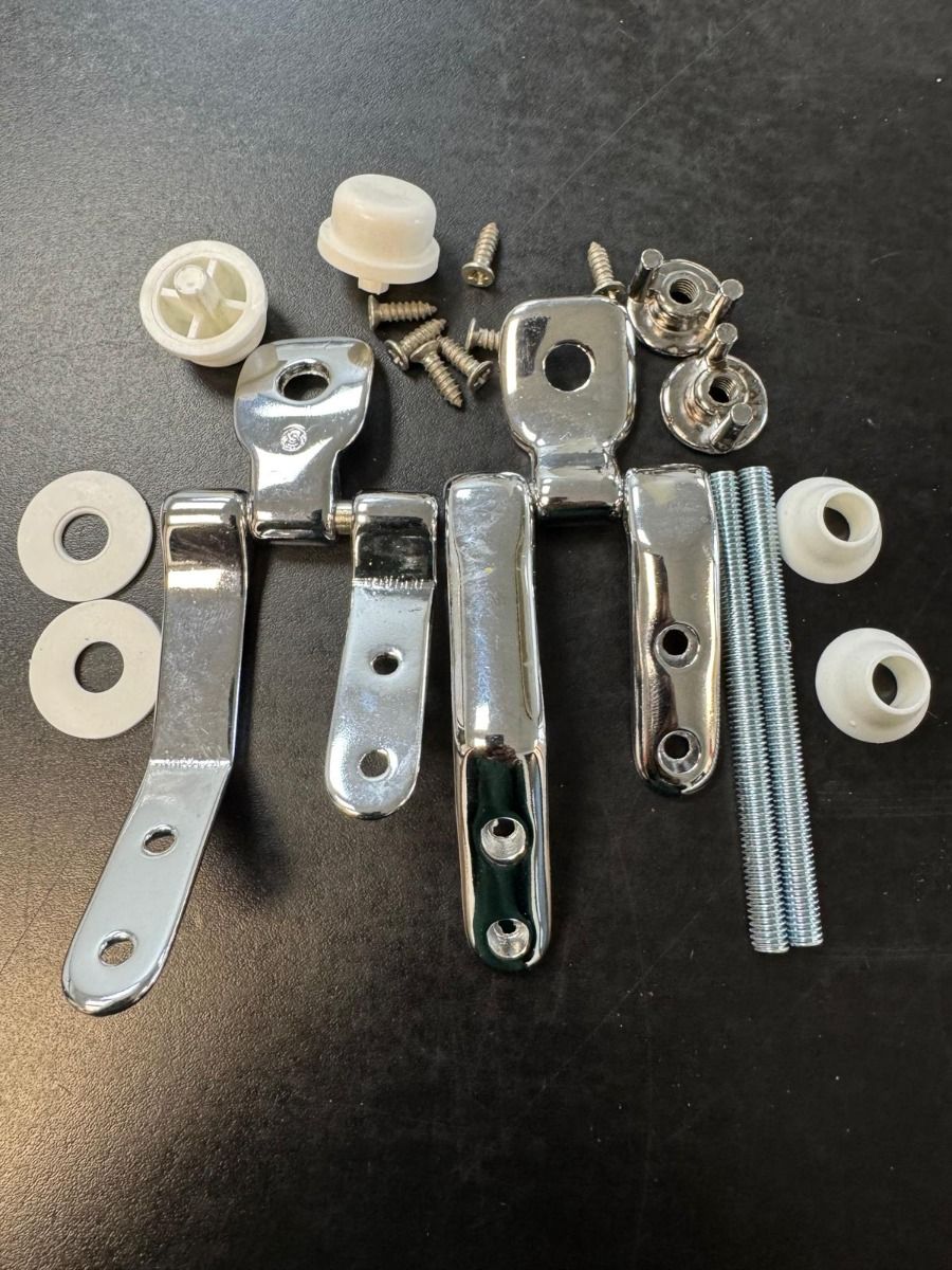 Wooden Toilet Seat Hinges Chrome Stainless steel Plaza Hinges 5541530C