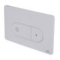 Porcelanosa Smart Line Oval Double Flush Button white 100104501