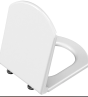 Vitra Valarte Soft-closing WC Seat and cover duroplast soft-closing detachable with metal hinge top fixing 124-003-009