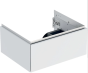 Geberit ONE cabinet for washbasin, with one drawer: Washbasin width=60cm, H=26.6cm, T=47cm, white / matt coated  505.071.00.2