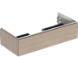 Geberit ONE cabinet for washbasin, with one drawer: Washbasin width=105cm, H=26.6cm, T=47cm, oak / wood-textured melamine  505.074.00.5