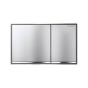 Geberit BetPl. Omega60, for 2-amount Sp. 243118GH1 Brushed Chrome