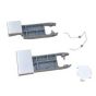 Geberit Monolith Cistern Lid Actuators Brushed Aluminium 246.174.TA.1