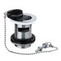 Wirquin Macdee 30120602 Basin Waste Plug & Chain Slotted