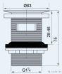 Wirquin Macdee 30120607 Bsn Wst Curve F/Flow Grid Slotted