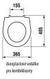 Jika Lyra Plus toilet seat with cover, duroplast H8933803000631 / 8.9338.0.300.063.1 / 4014804701359