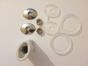 Haro Toilet Seat hinge kit and  washers 407605