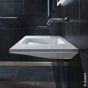 ONE washbasin, floating design: B=120cm, KeraTect / white , gloss chrome  500.392.01.1