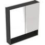 Selnova Square 78.8 cm Mirror cabinet, two doors, Lava 501.269.00.1