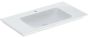 Geberit ONE vanity basin, vertical outlet: B=90cm, T=48cm, Tap hole=central, Overflow=without, white / KeraTect  505.010.01.3