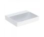 Geberit ONE washbasin, vertical outlet: B=60cm, T=48cm, Tap hole=without, Overflow=without, white / KeraTect  505.021.01.1