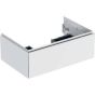 Geberit ONE cabinet for washbasin, with one drawer: Washbasin width=75cm, H=26.6cm, T=47cm, white / matt coated  505.072.00.2