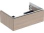 Geberit ONE cabinet for washbasin, with one drawer: Washbasin width=75cm, H=26.6cm, T=47cm, oak / wood-textured melamine  505.072.00.5