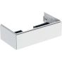 Geberit ONE cabinet for washbasin, with one drawer: Washbasin width=90cm, H=26.6cm, T=47cm, white / matt coated  505.073.00.2