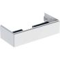 Geberit ONE cabinet for washbasin, with one drawer: Washbasin width=105cm, H=26.6cm, T=47cm, white / matt coated  505.074.00.2