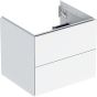 Geberit ONE cabinet for washbasin, with two drawers: Washbasin width=60cm, H=50.4cm, T=47cm, white / high-gloss coated  505.261.00.1