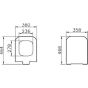 Vitra Mod Toilet Seat and Cover Soft Close 58-003-001