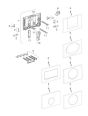 Spare Parts 817.758.00.0 for Geberit Flush plates Sigma, Rumba, Mambo,Tango, for stop-and-go flush  2000