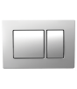 8200-0030, Fluidmaster T-Series Key Dual Flush ABS Plate Matt Chrome Fluidmaster P43-0110-0240
