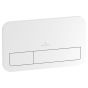 Villeroy and Boch ViConnect White Dual Flush Plate - 92249068