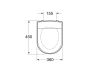 Gustavsberg Logic WC Toilet Seat and Cover  Standard Close 9M016101