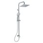 Ideal Standard  Idealrain square shower system kit with Idealrain 200mm square rainshower, Idealrain Cube M3 3 function handspray, 1.75m Idealflex hose and diverter for built-in mixers  A5834AA
