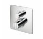 Ideal Standard  Easybox Slim BI thermostatic shower mixer with on/off and square faceplate  A5878AA
