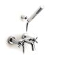 Roca Loft wall-mounted bath-shower mixer with handset, hose and bracket A5A0143C00