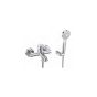 Roca CARELIA WALL MOUNTED BATH-SHOWER MIXER WITH ACCESSORIES A5A018AC0K