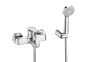 Roca Atlas wall-mounted bath-shower mixer with handset, hose and bracket Wall mounted bath-shower mixer A5A0190C00