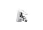 Roca Victoria bidet mixer with retractable chain A5A6125C00
