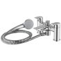 Ideal Standard Tesi two hole dual control bath shower mixer with shower set A6591AA