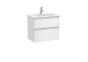 Roca Unik The Gap Compact 2 Drawer 600mm Glossy White A851495806